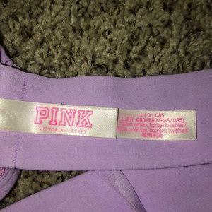PINK Victoria's Secret Intimates & Sleepwear - Pink triangle lace bralette no liner PINK Victoria's Secret Intimates & Sleepwear - Pink triangle lace bralette no liner